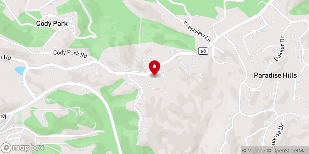 Map showing location of Gateway Ministries
