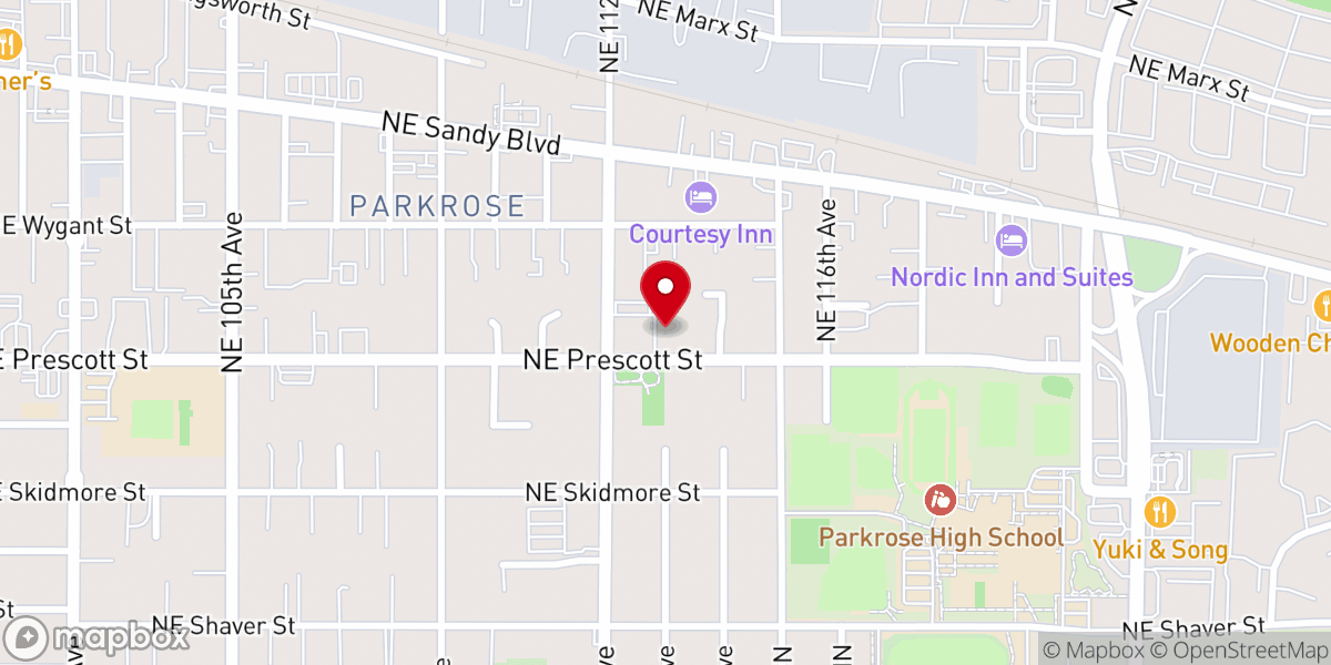 Map showing location of Saint Matthews Episcopal Church