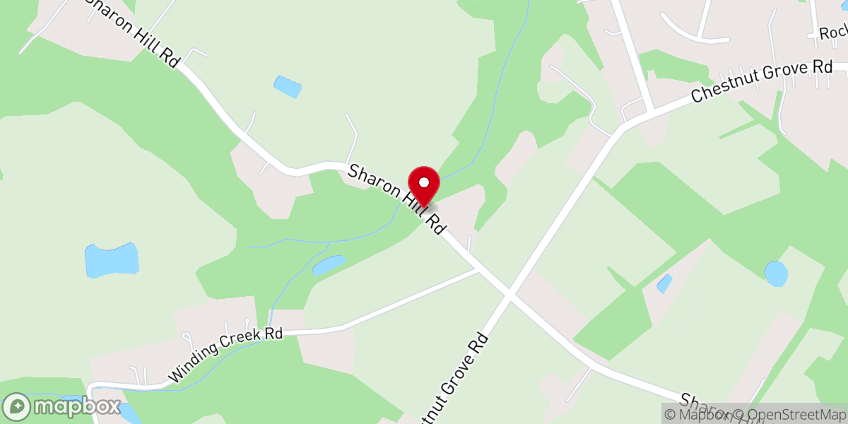 Map showing location of New Hope Pentecostal Church