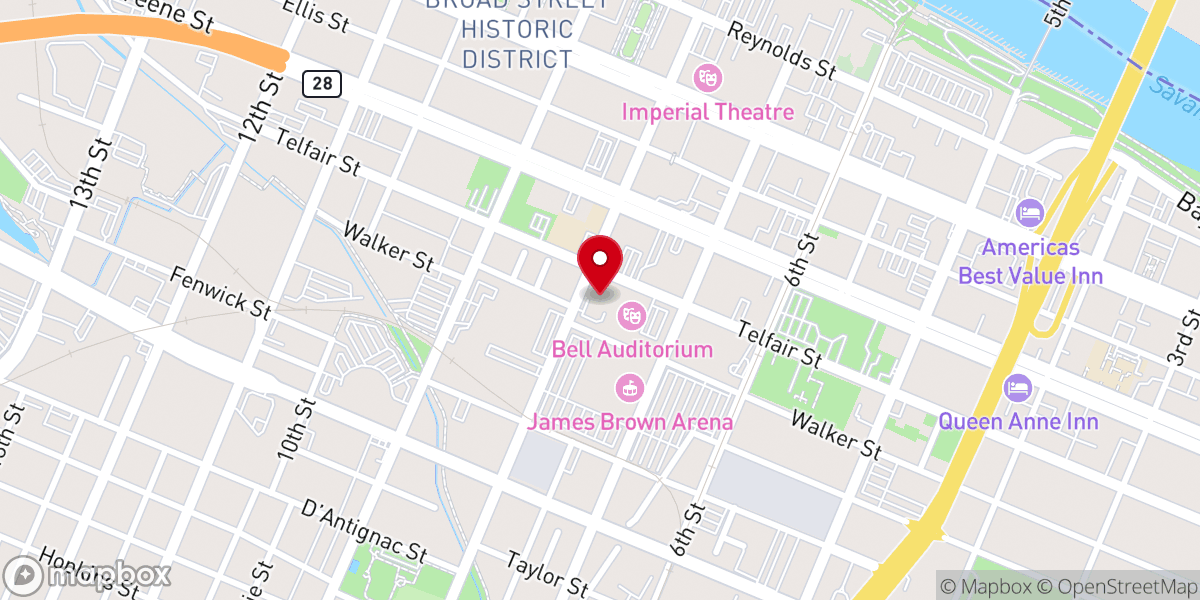 Map showing location of The Most Holy Trinity Catholic Church
