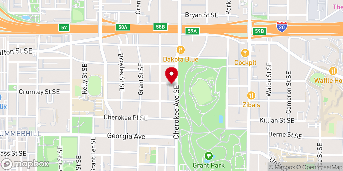 Map showing location of Saint John the Wonderworker Orthodox Church