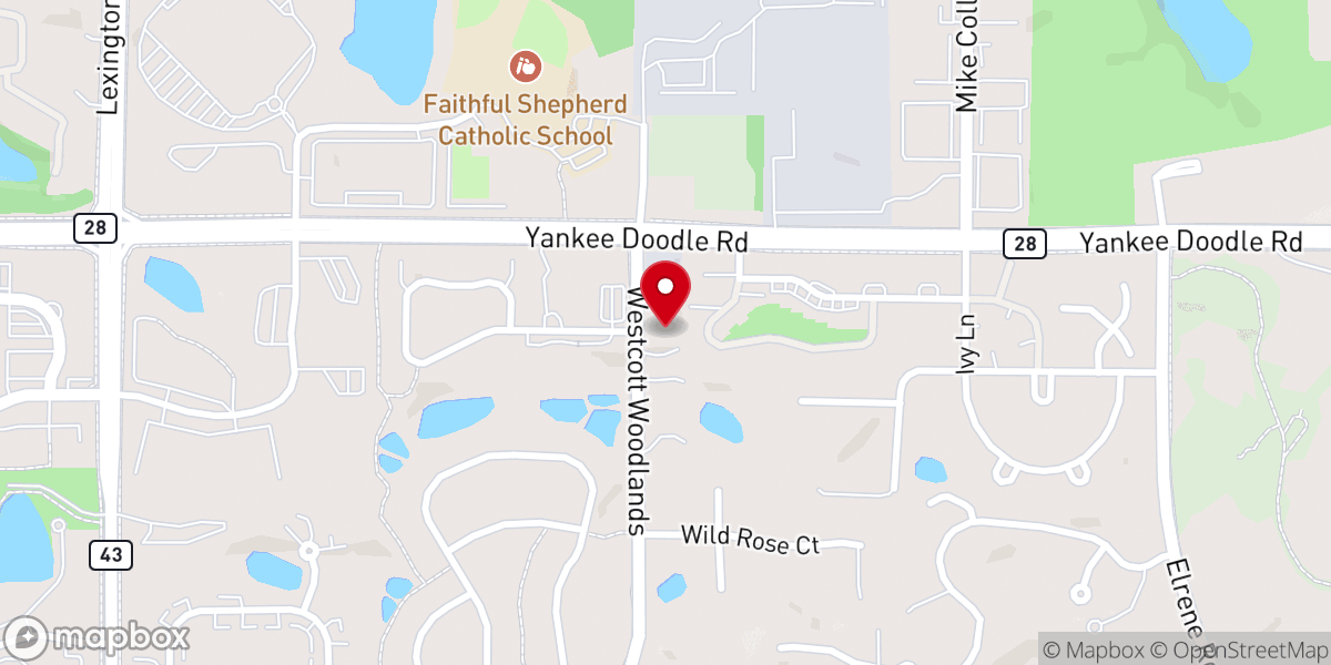 Map showing location of Dakota Woodlands
