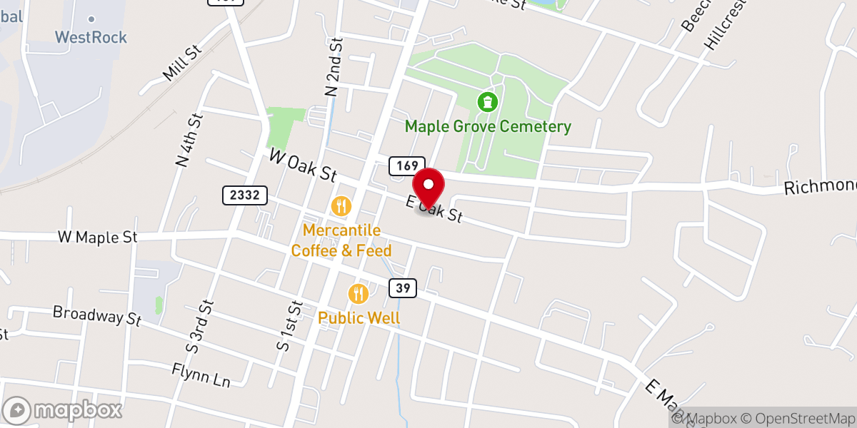Map showing location of SonLight Fellowship Church of God