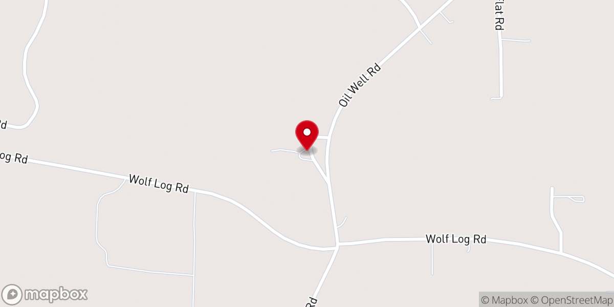 Map showing location of Pleasant Home Church