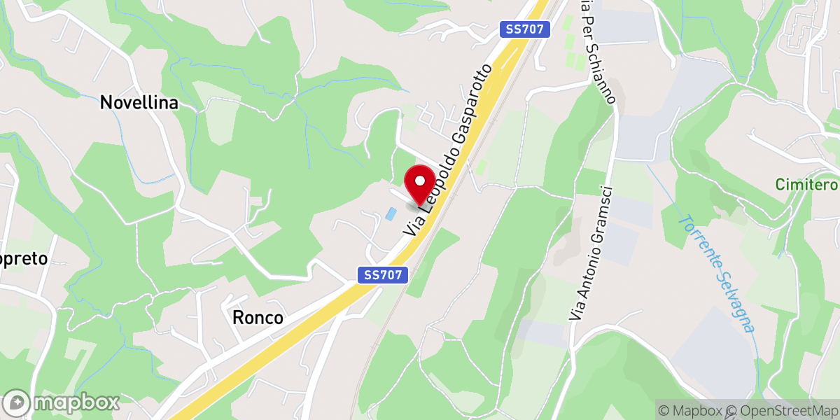 Map showing location of Chiesa della Santa Vergine di Loreto