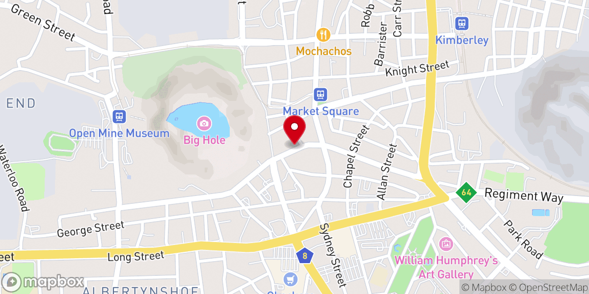 Map showing location of Perfecting Worship International