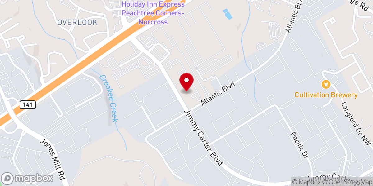 Map showing location of FRATERNIDAD ATLANTA