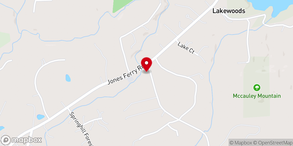 Map showing location of Neville Chapel