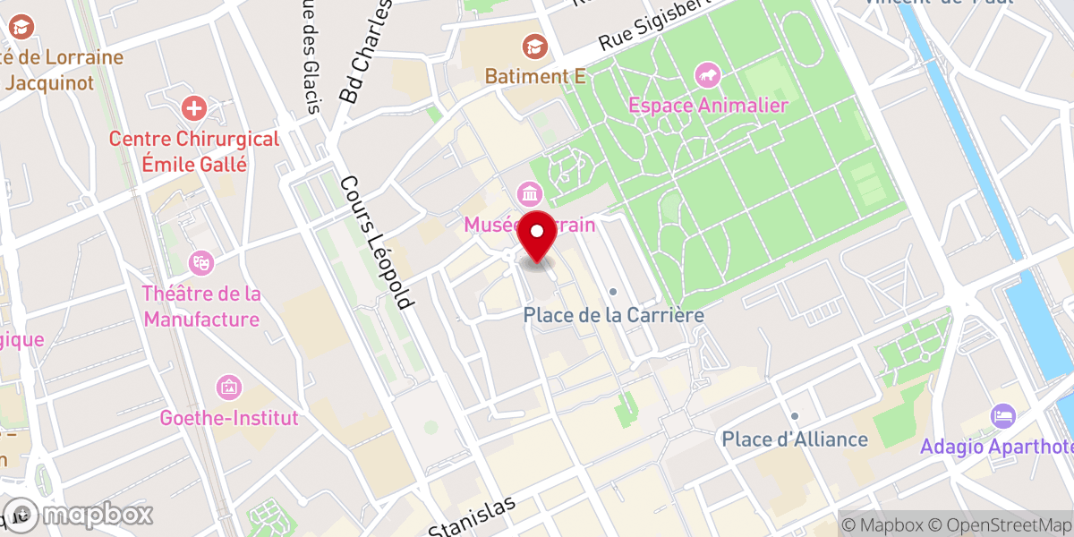 Map showing location of Basilique Saint-Epvre
