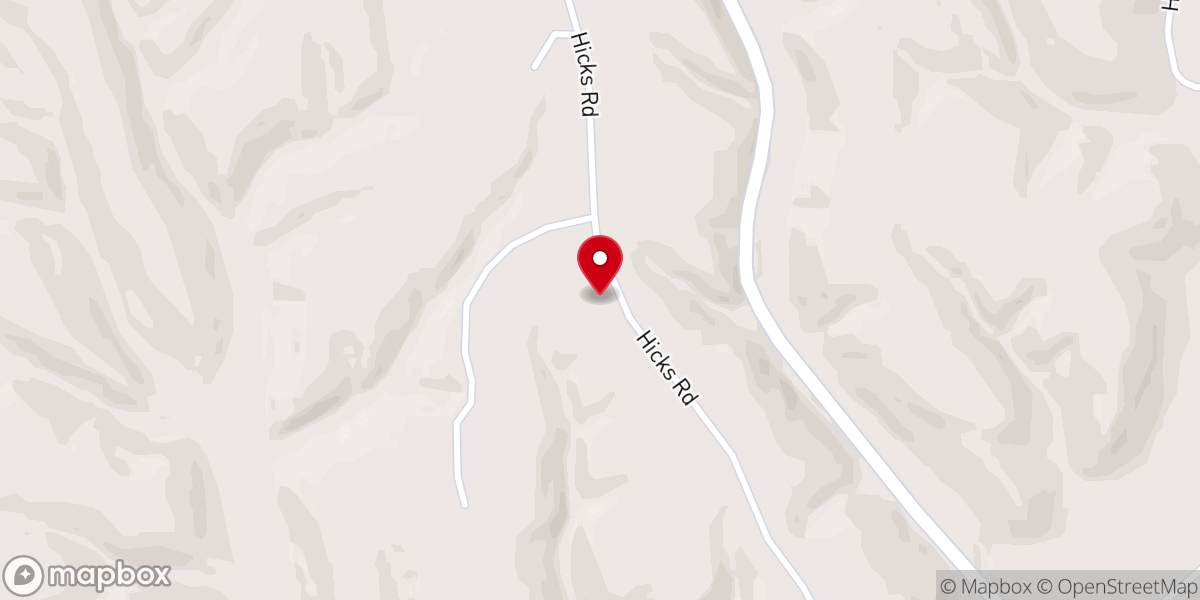 Map showing location of Casey Amish Mennonite Church