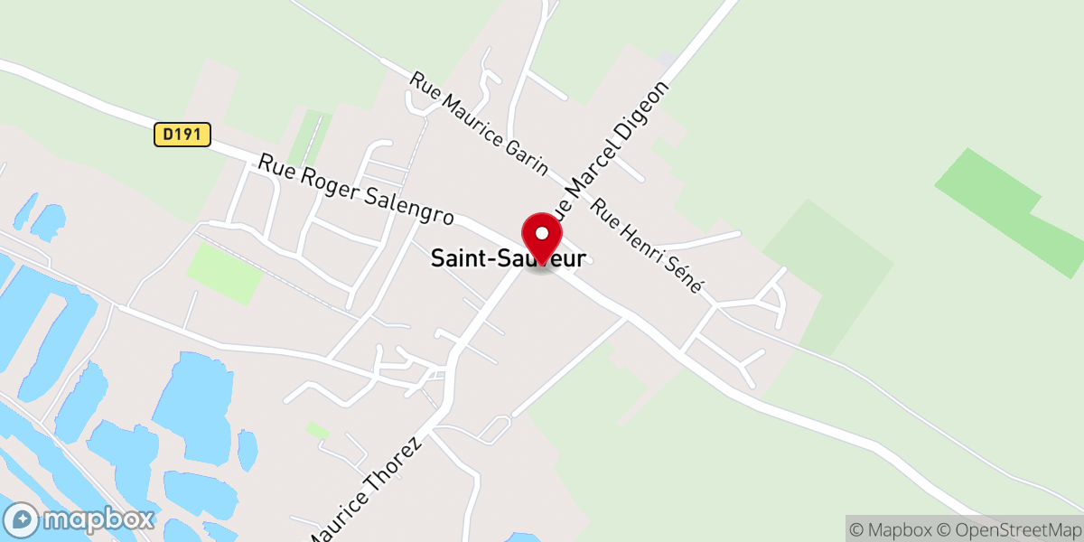 Map showing location of Eglise Notre-Dame de la Trinité
