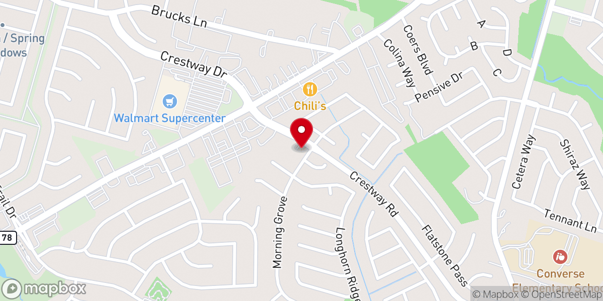 Map showing location of Whole Life Christian Church