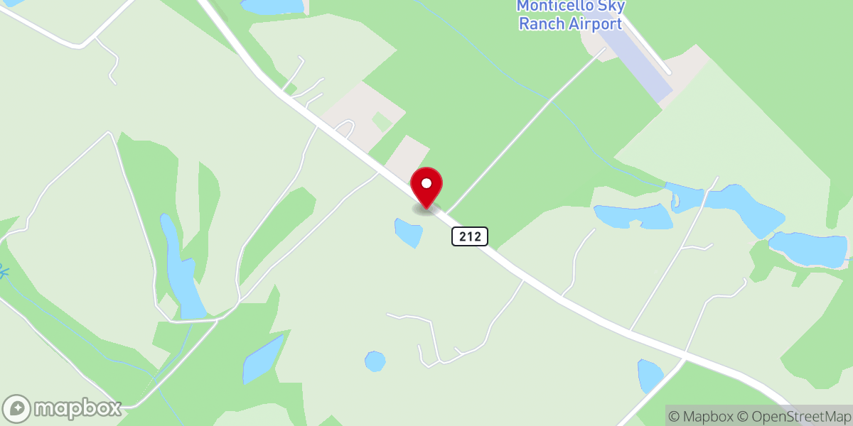 Map showing location of Callie Fuller Baptist Church
