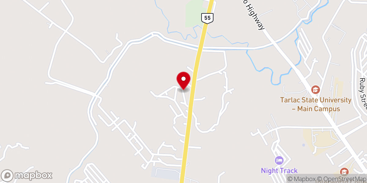 Map showing location of Fundamental Independent Baptist Church of Tarlac Barbon