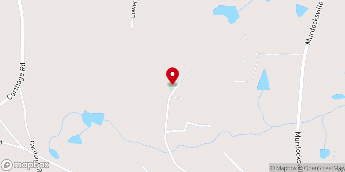 Map showing location of Ingram Branch Presbyterian Church
