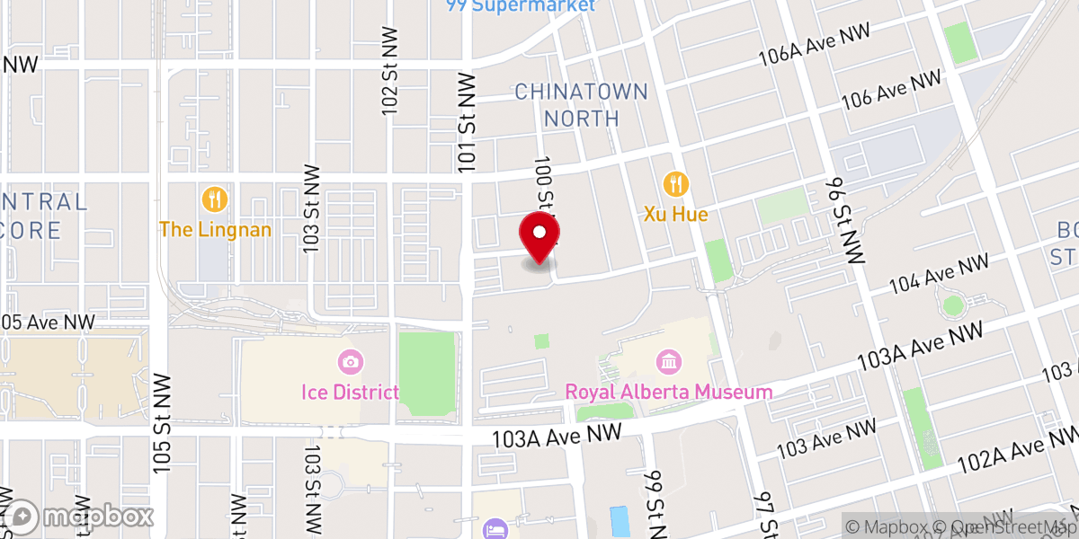 Map showing location of Immigration Hall