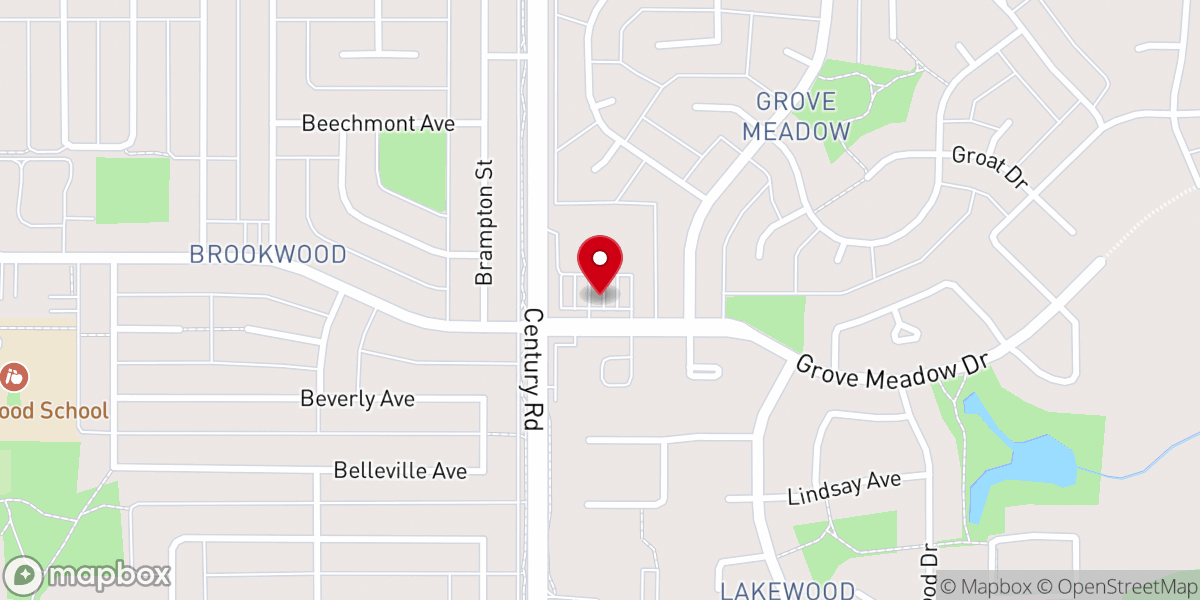Map showing location of Spruce Grove Alliance Church