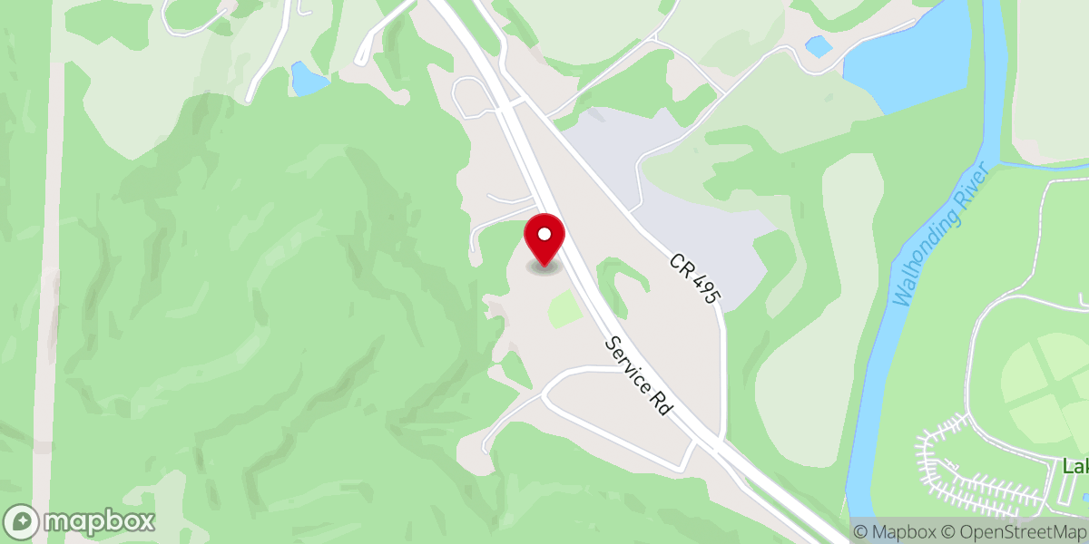 Map showing location of Calvary Baptist Church