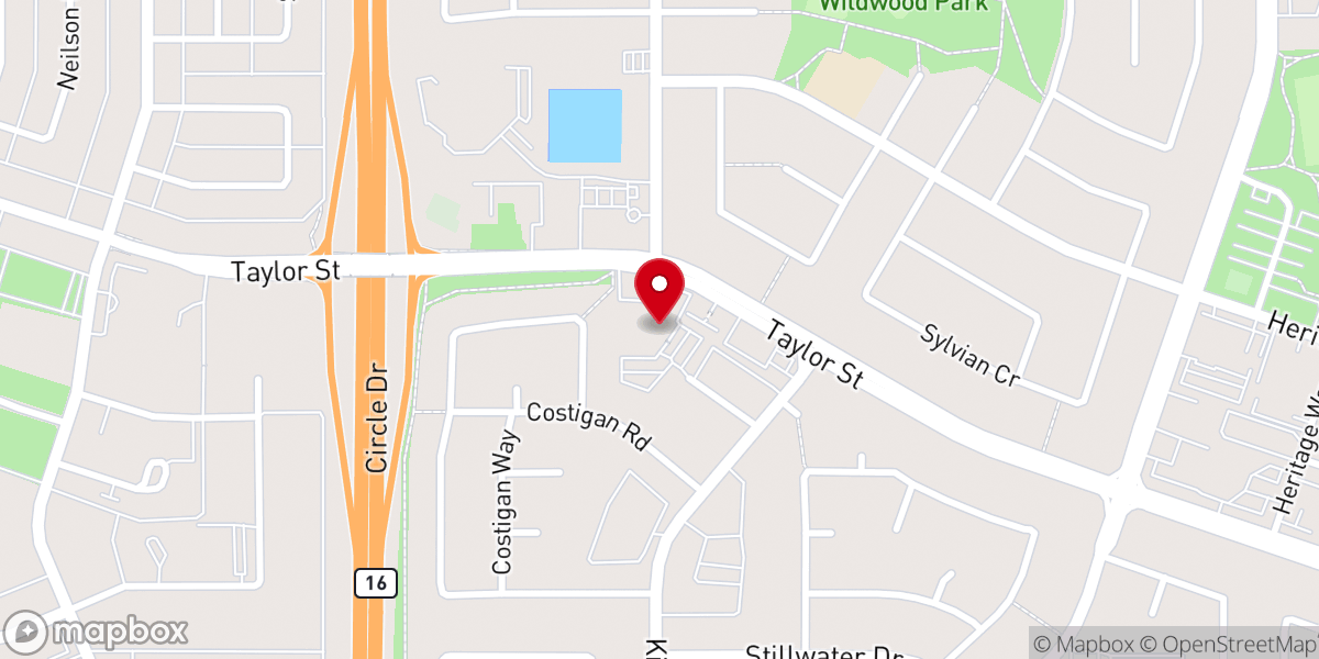 Map showing location of Holy Spirit Parish