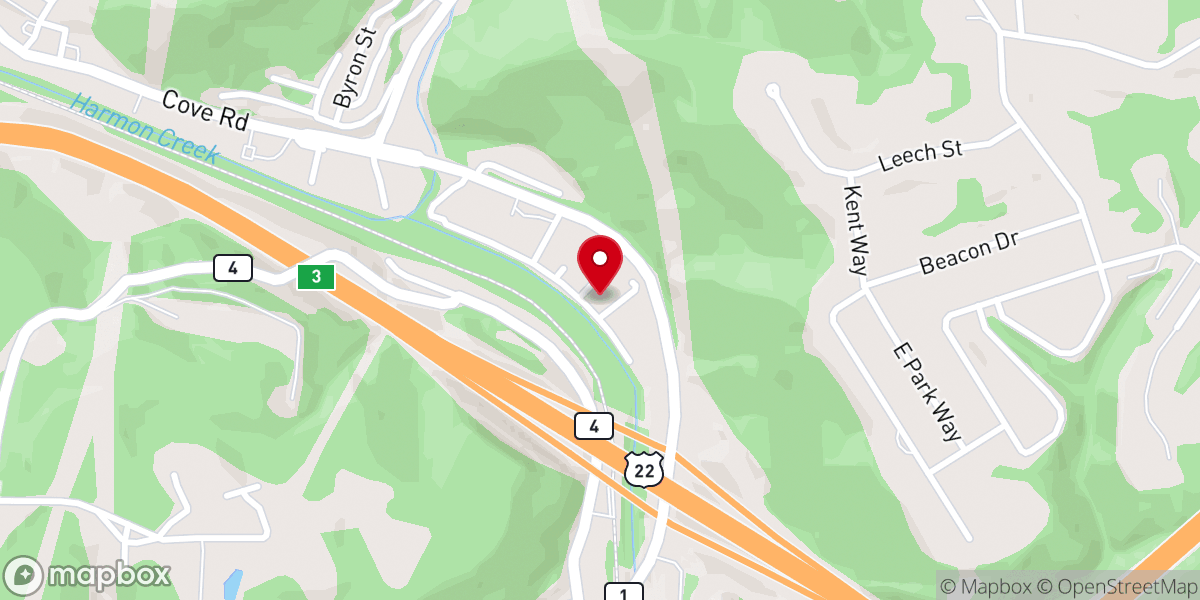 Map showing location of Voice of Pentecost