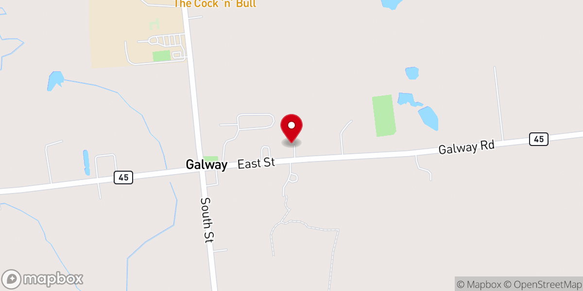 Map showing location of St Mary's Catholic Church