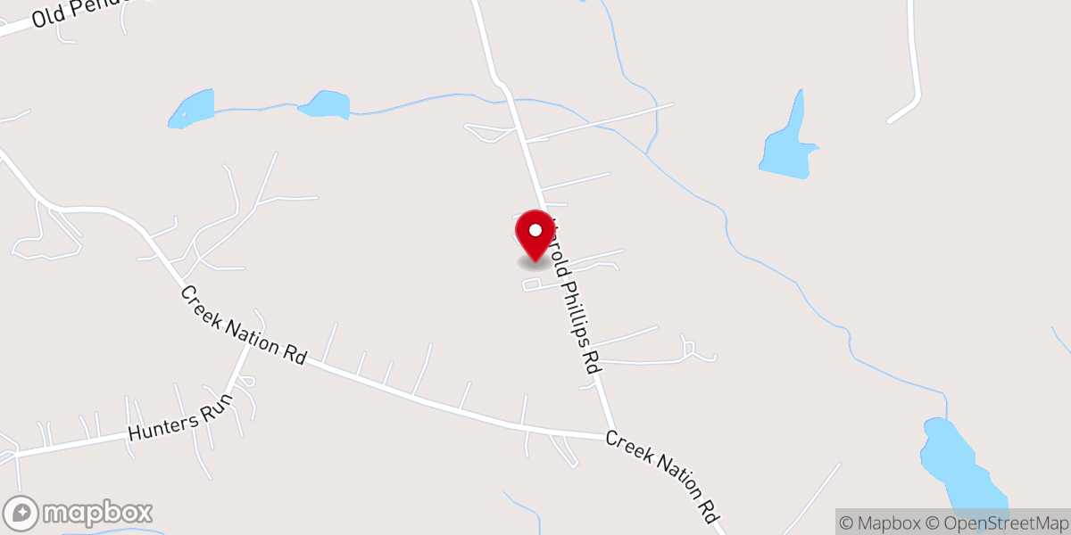 Map showing location of New Beginnings Pentecostal Outreach