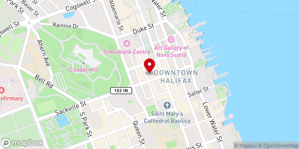 Map showing location of Nova Centre