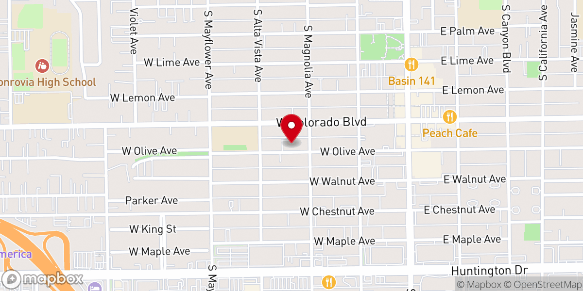 Map showing location of Calvary Road Baptist Church