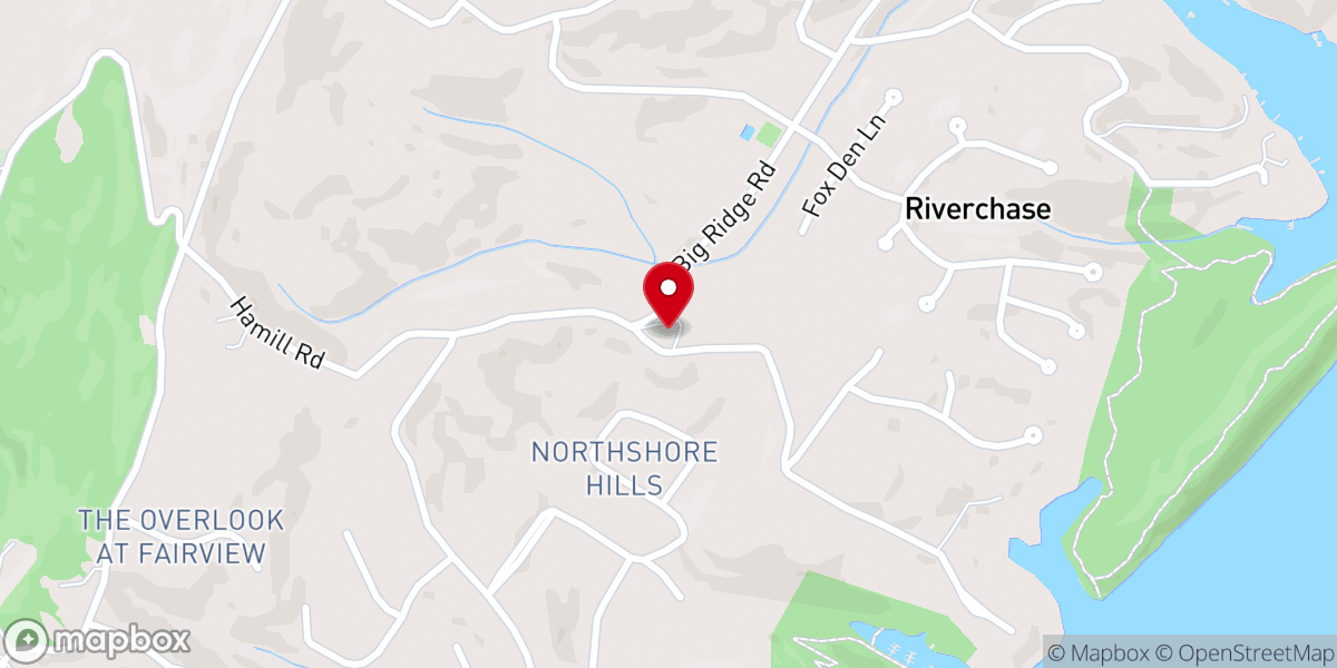 Map showing location of Fairview United Methodist Church