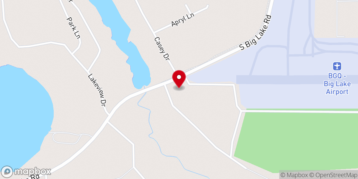 Map showing location of Our Lady of the Lake Catholic Church