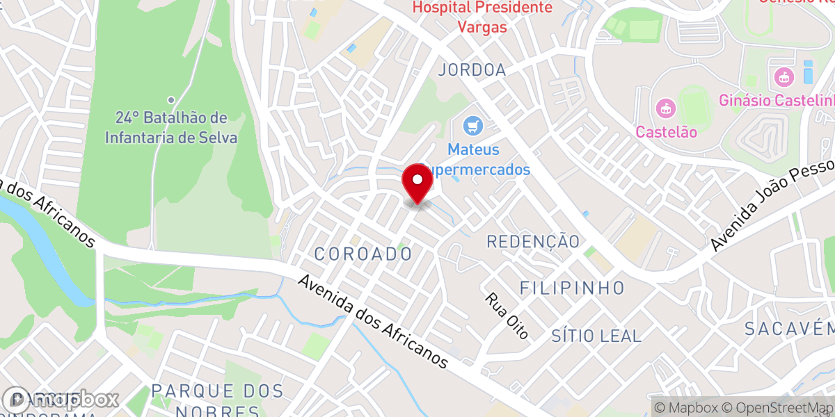 Map showing location of Igreja Pentecostal Jesus Leão da tribo de Judá
