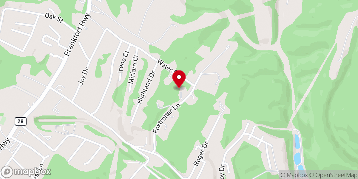 Map showing location of Grace Bible Fellowship Church