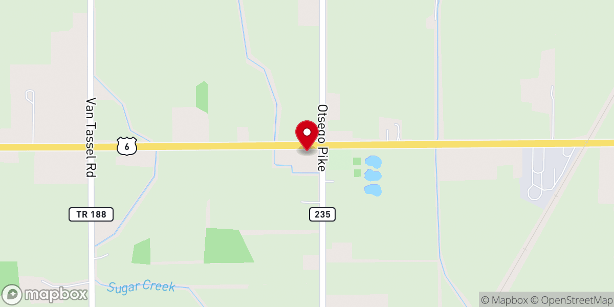 Map showing location of The Refuge Church