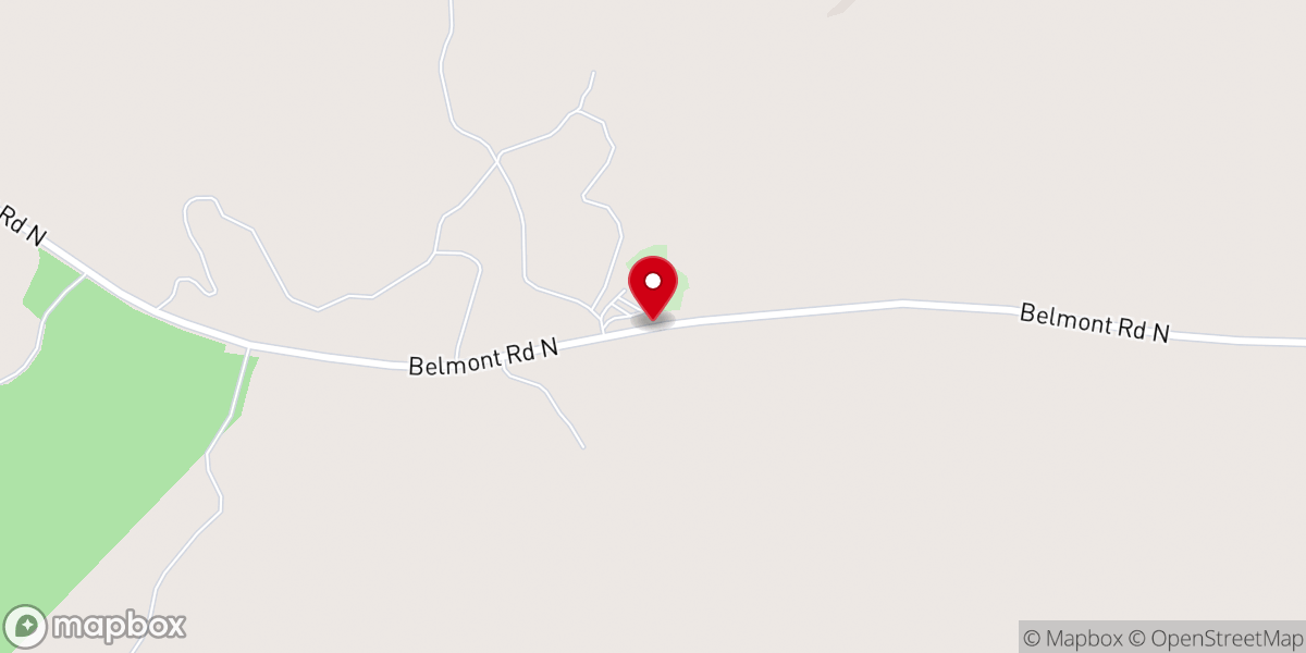Map showing location of Hardeman Springfield Baptist Church
