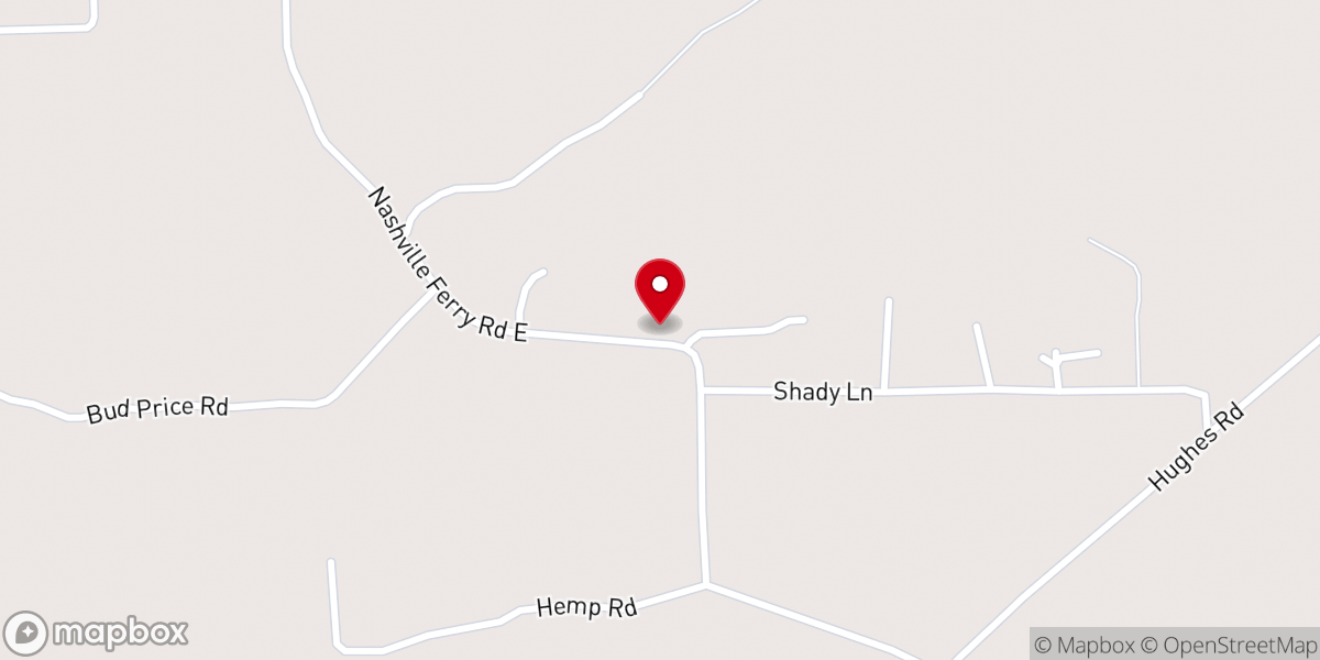 Map showing location of New Baptist Temple Church