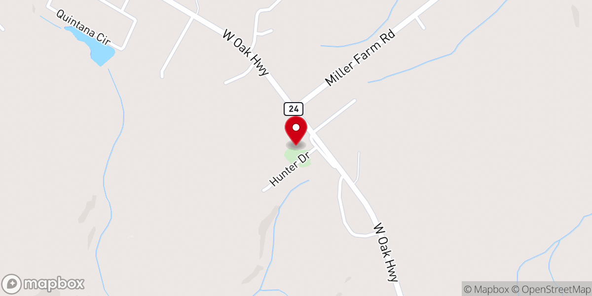 Map showing location of Retreat Rosenwald School