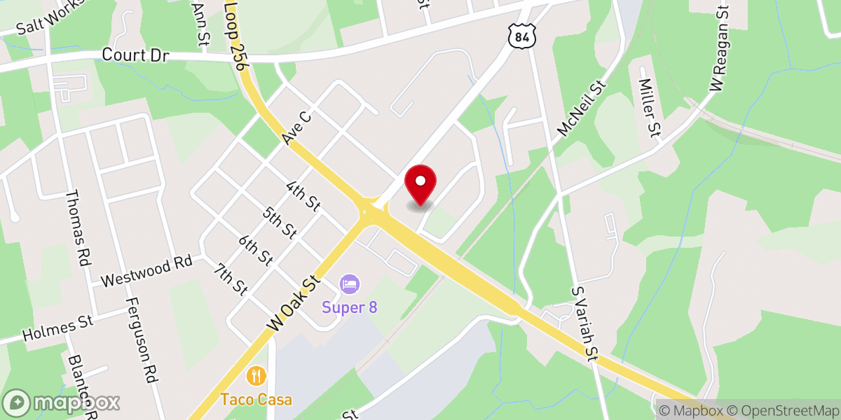 Map showing location of Sheridan Terrace Baptist Church