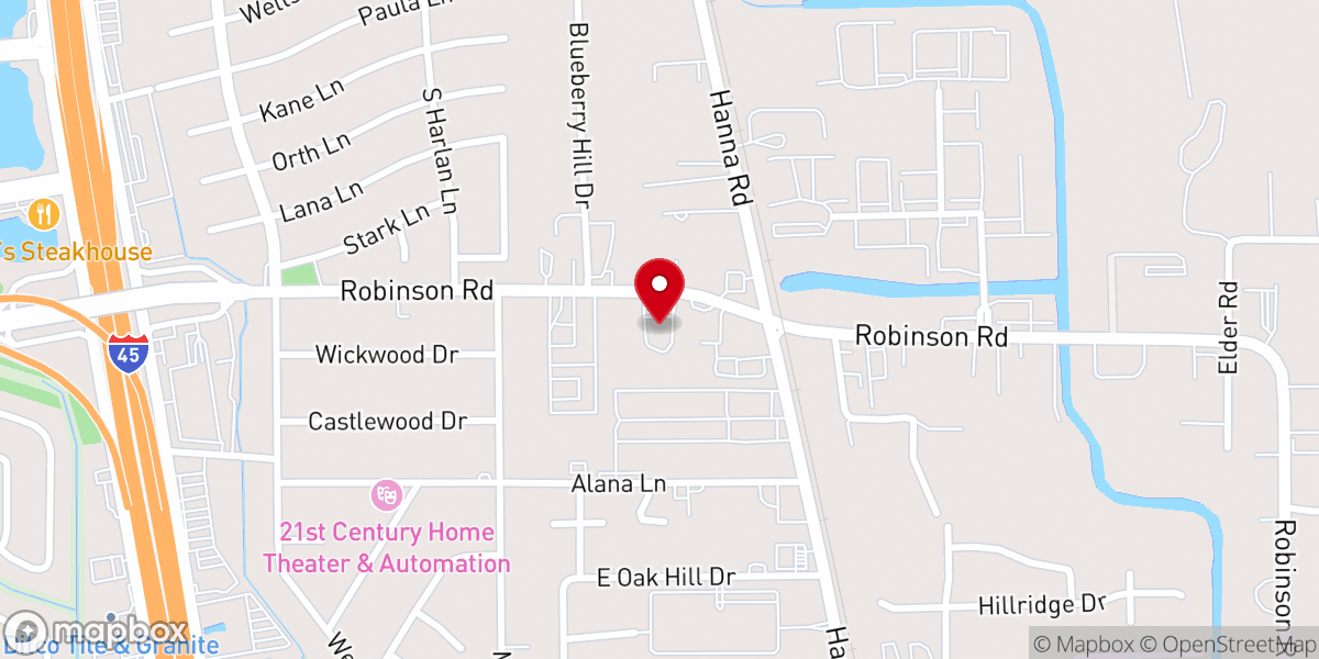Map showing location of Sojourn Baptist Church