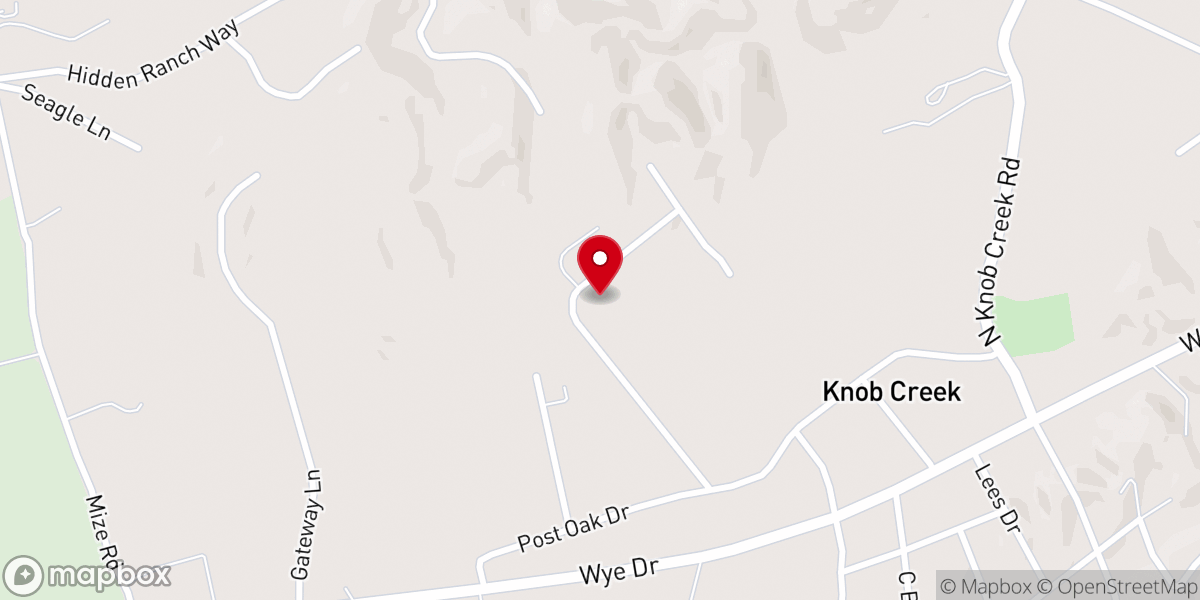 Map showing location of Old Time Gospel Missionary Baptist Church