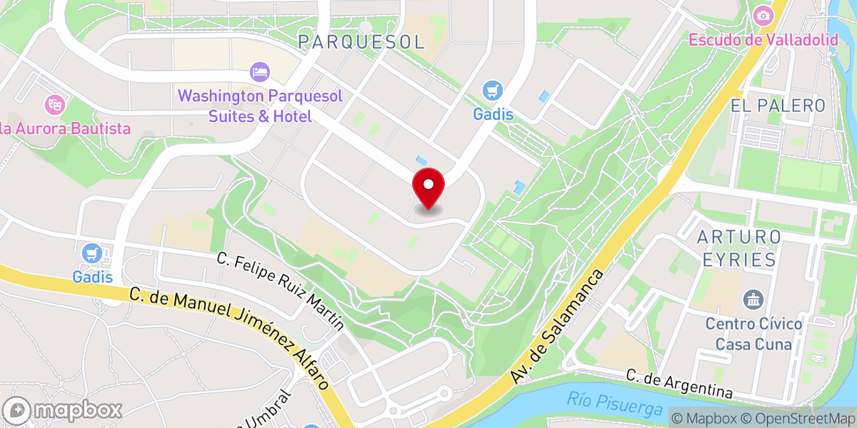 Map showing location of Parroquia de Cristo Redentor