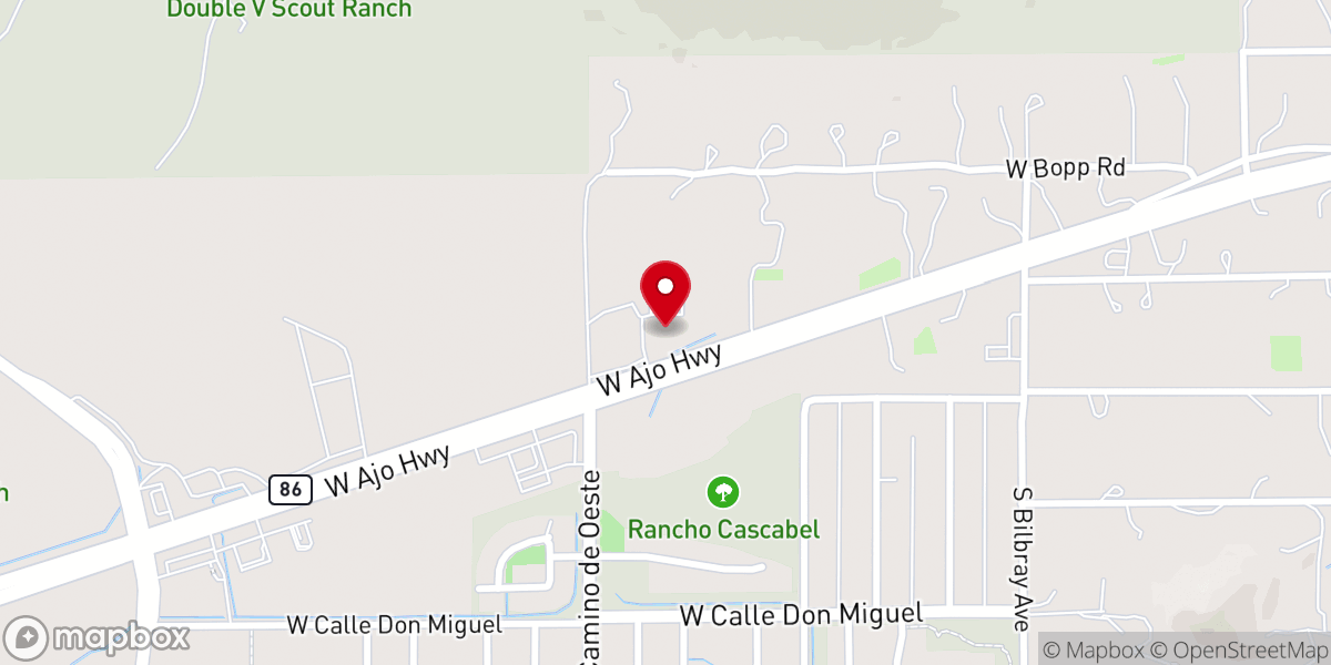 Map showing location of Mount Zion Lutheran Church