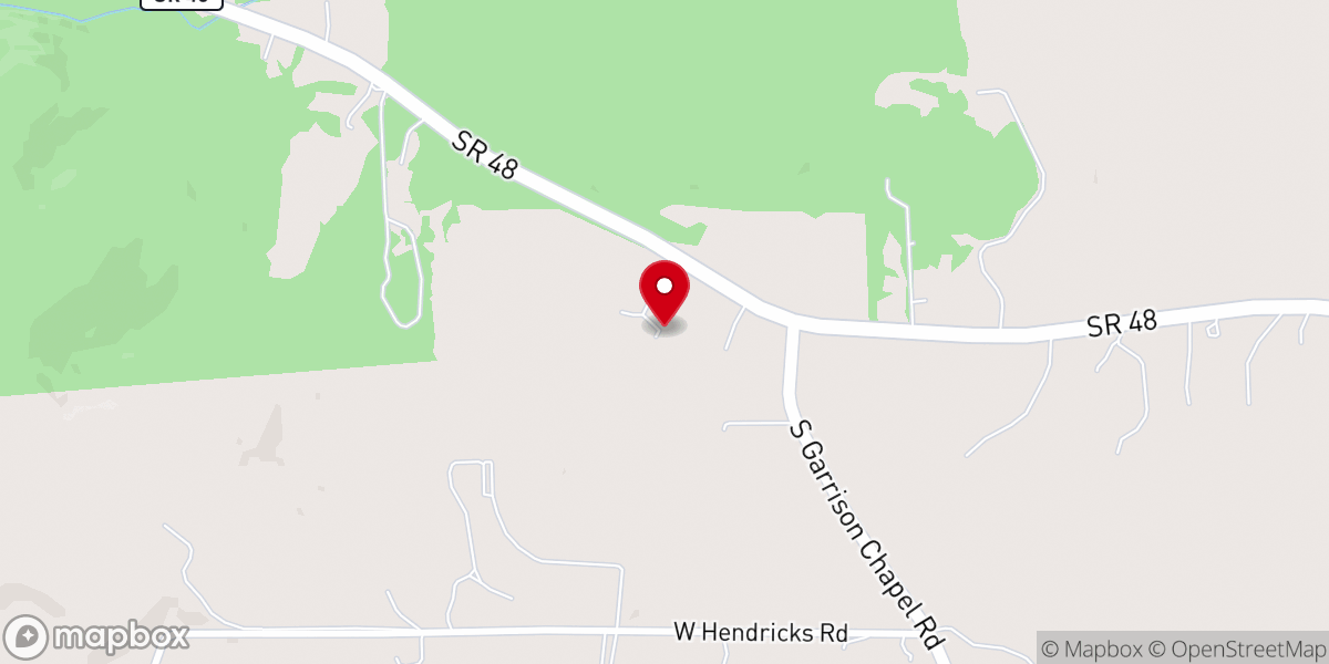 Map showing location of Mother of the Redeemer Retreat Center