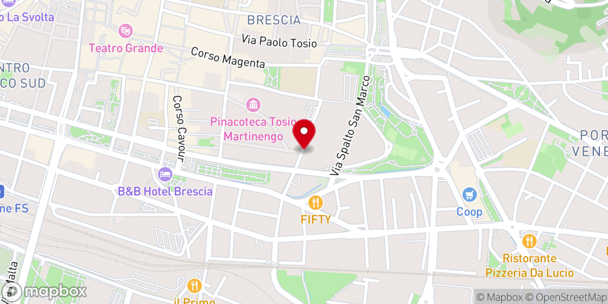 Map showing location of Chiesa di San Gaetano