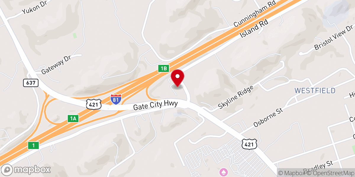 Map showing location of Redeemer Lutheran Church ELCA