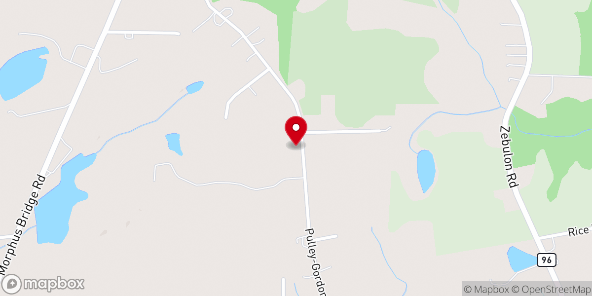 Map showing location of Merry Grove Baptist Church