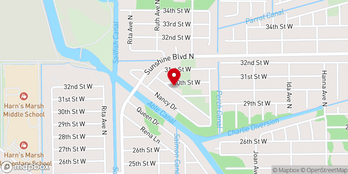 Map showing location of Church on the GO