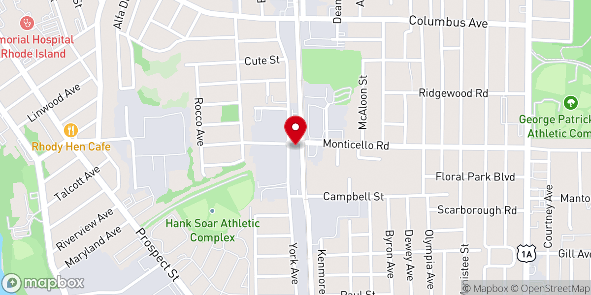 Map showing location of Apostolic Temple United Pentecostal Church