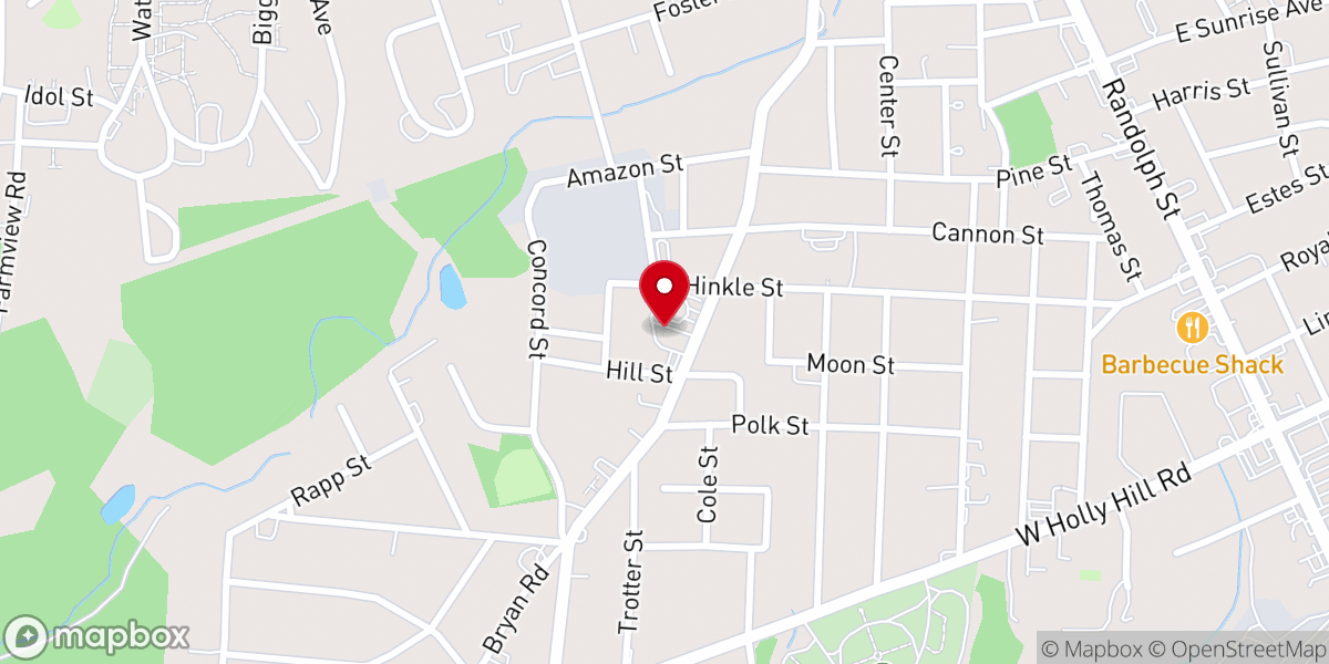 Map showing location of Bethel Global Methodist Church