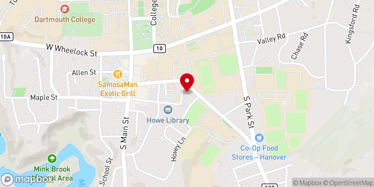 Map showing location of Saint Denis Catholic Church