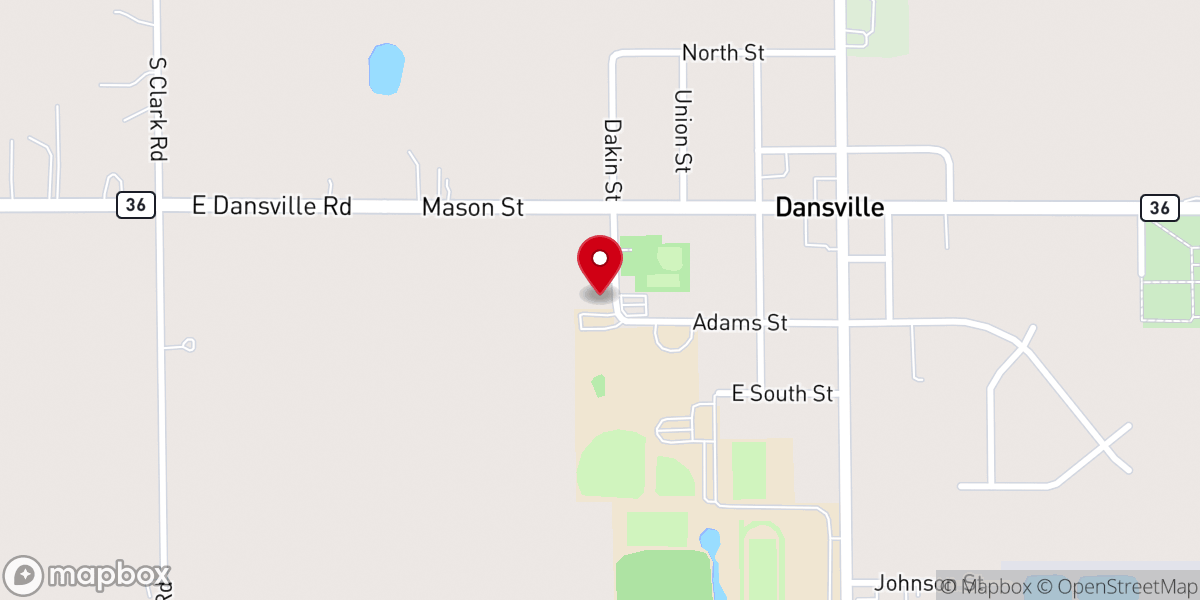 Map showing location of Heritage United Brethren